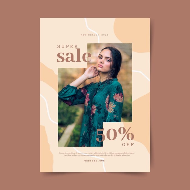 Sale flyer template