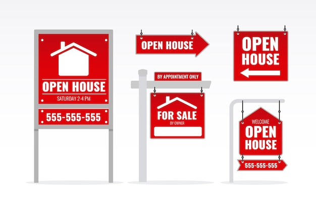 Sale real estate signs