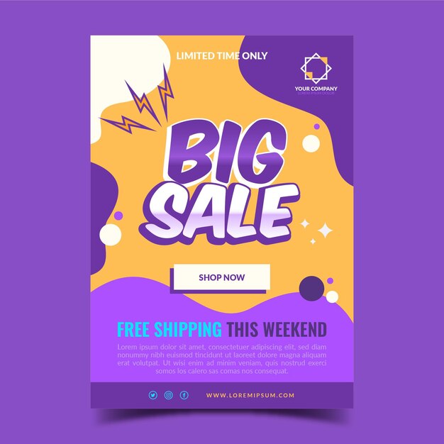 Sales  flyer template