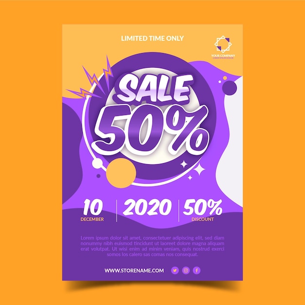 Sales  flyer template