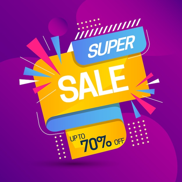 Sales promotion with super sale