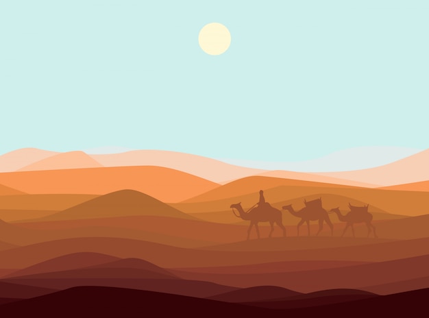 Sand Desert Landscape Template