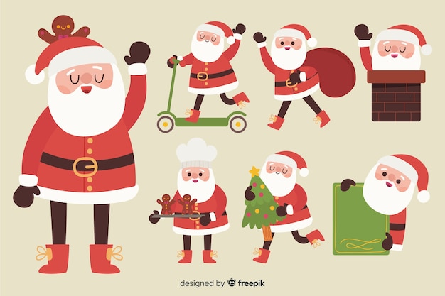 Santa claus character pack