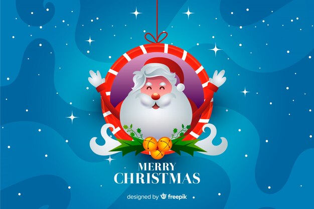 Santa claus christmas background 