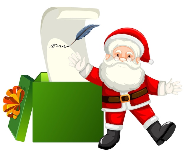 Santa Claus Christmas concept vector