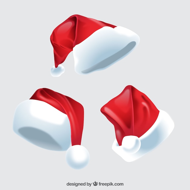 Santa claus hat pack