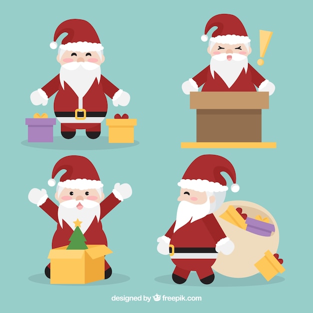 Santa claus set with accessories