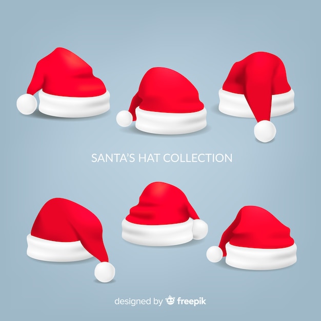 Santa hat collection