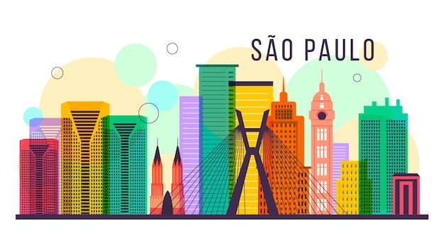 Sao paulo skyline