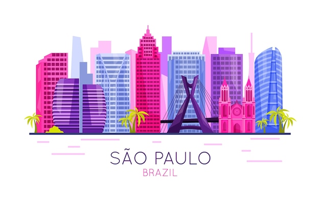 Sao paulo skyline