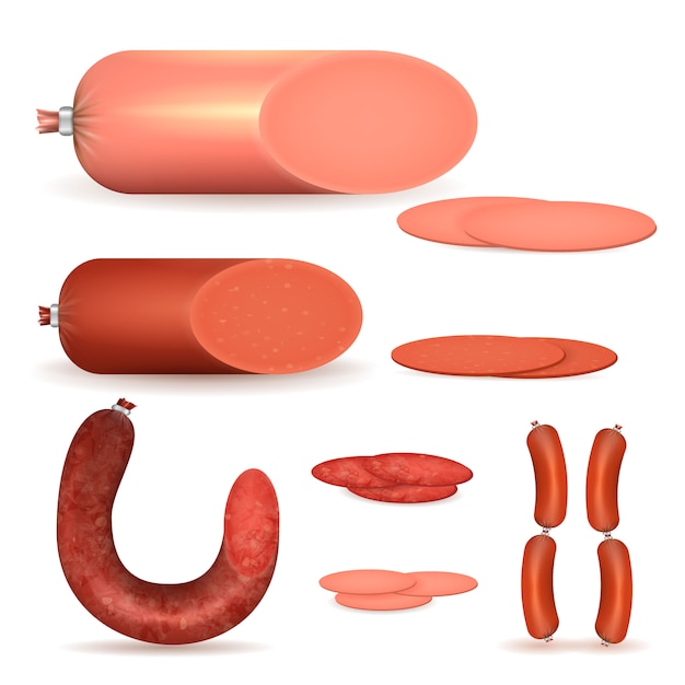 Sausages And Wieners Realistic Set