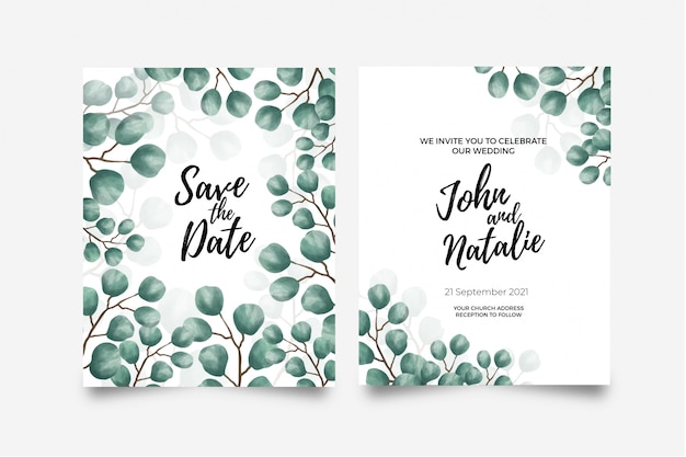 Save the date card