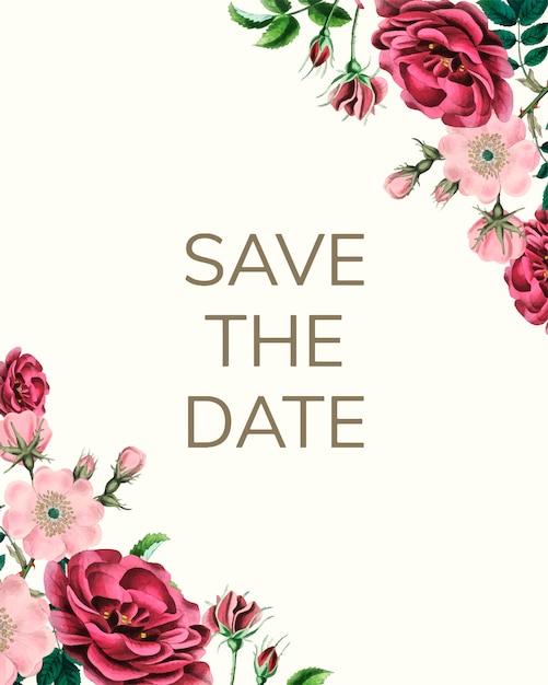 Save the date card 