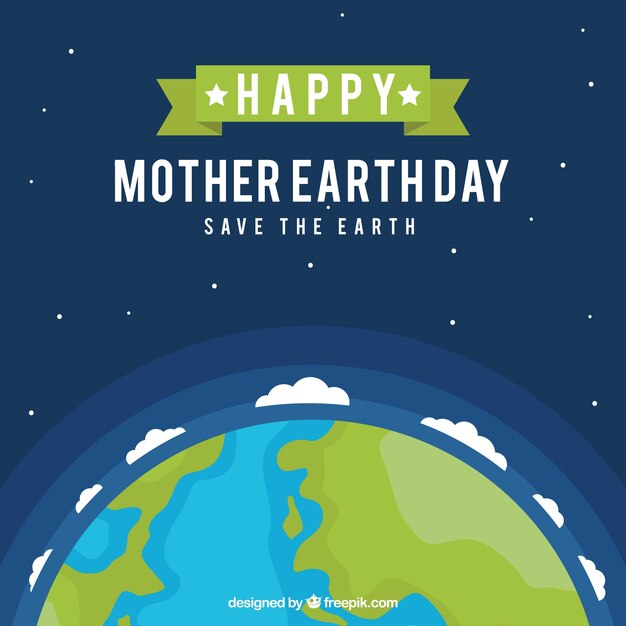 Save the earth background for the world earth day