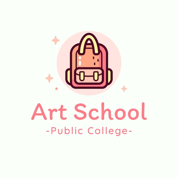 Free Vector school and education logo template