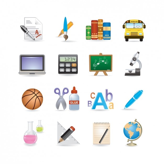 School Icon Set