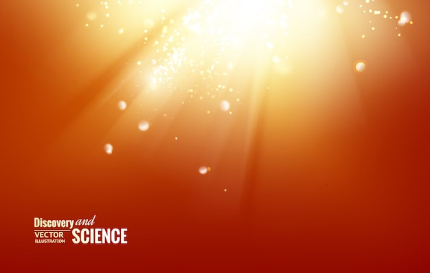 Free Vector science abstract background.