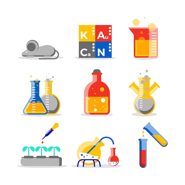 Science lab objects