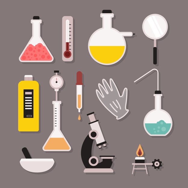 Science lab objects