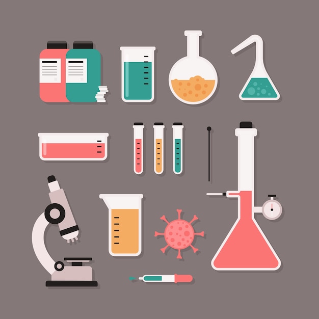 Science lab objects