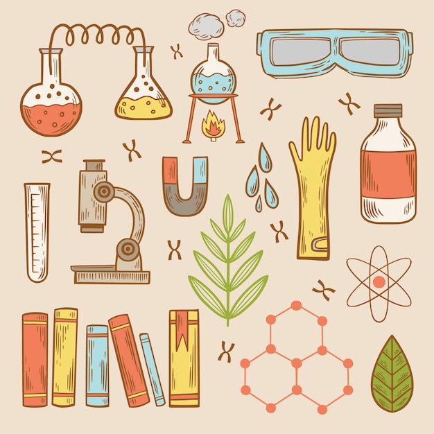 Science lab objects