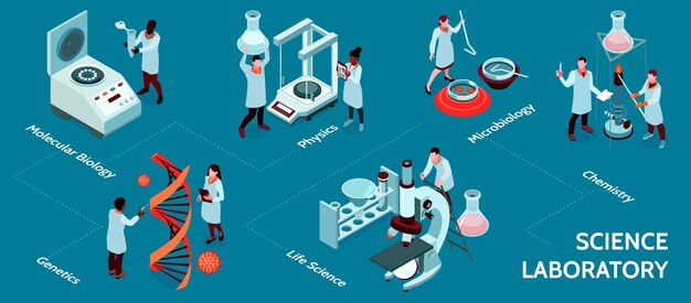 Science laboratory flowchart