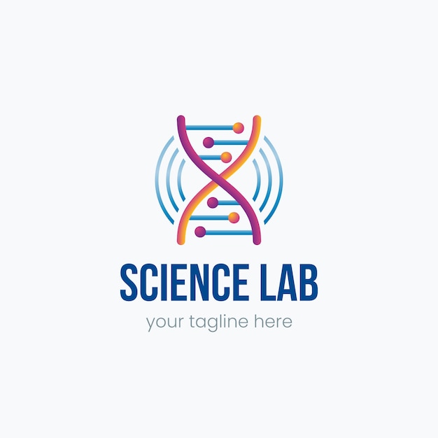 Science logo template design