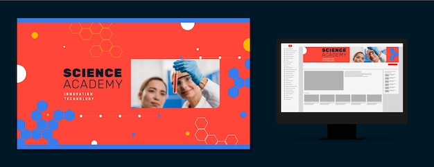 Science  template design