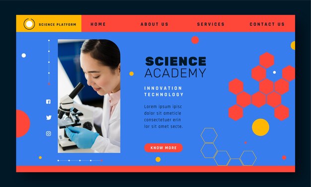 Science  template design