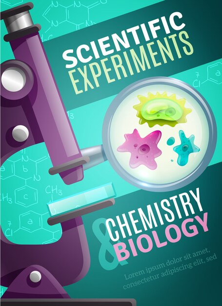 Scientific Experiments Poster template