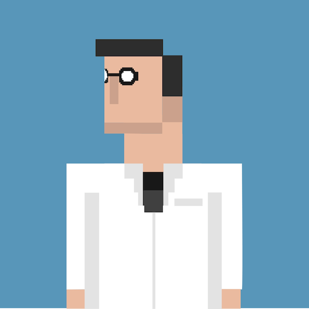 Free Vector scientist 