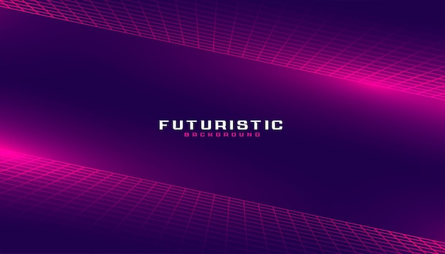 Free Vector scifi and cyber lines with neon laser for modern background