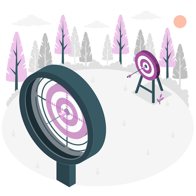 Free Vector scope concept illustration