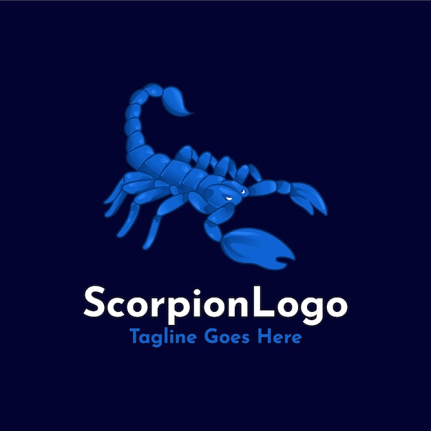 Scorpion branding logo template