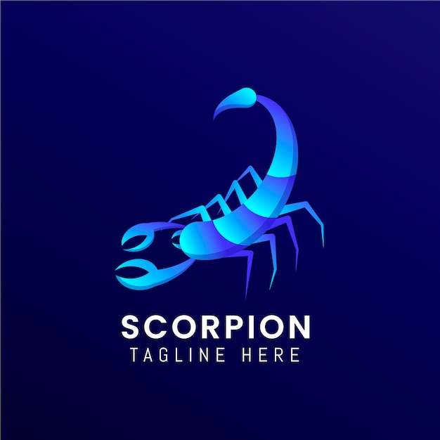 Scorpion branding logo template