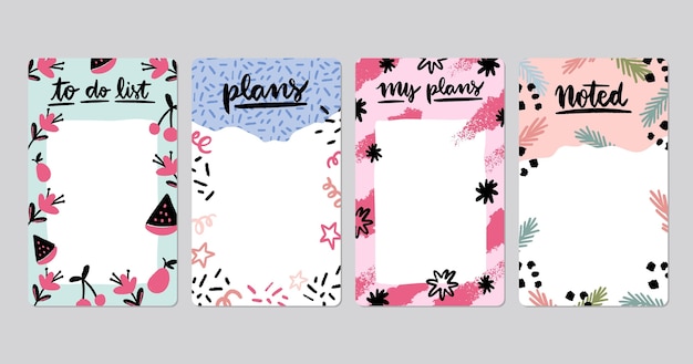 Scrapbook notes & cards set