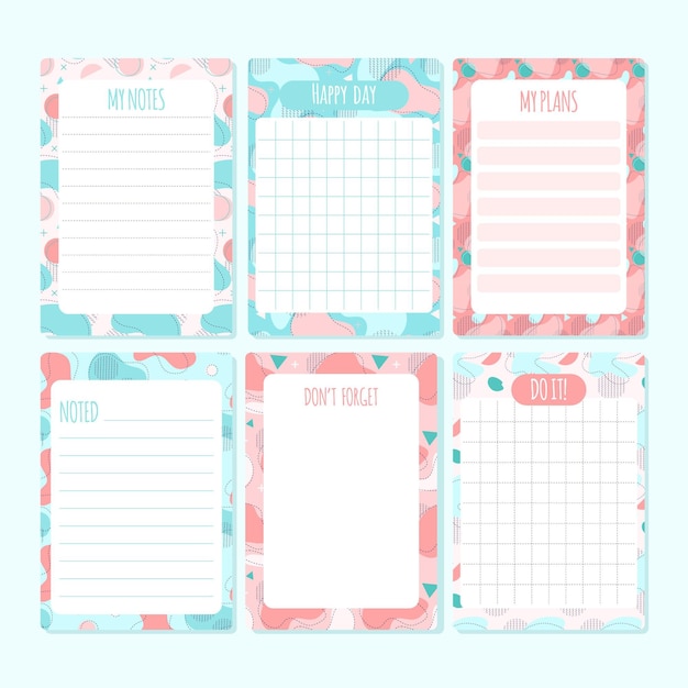 Scrapbook notes & cards