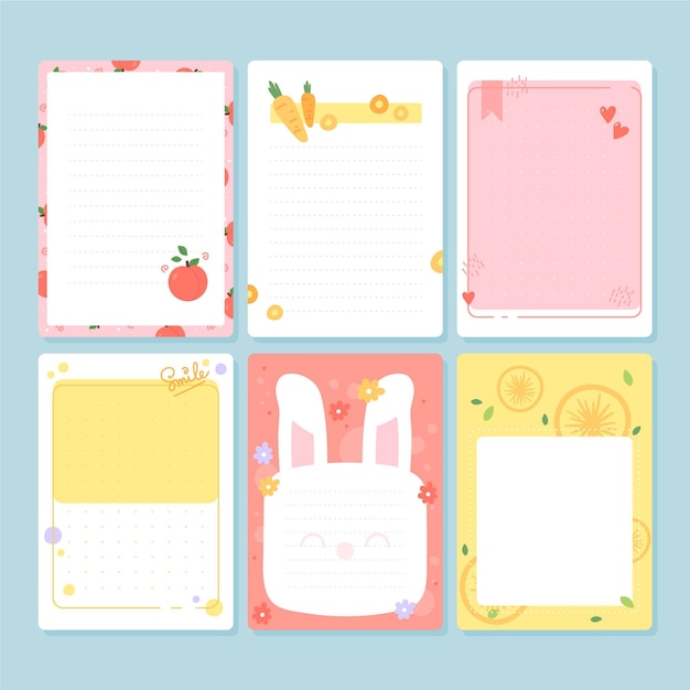 Scrapbook notes & cards