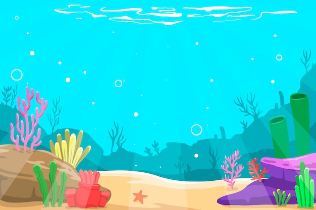 Under the sea background for video conferencing