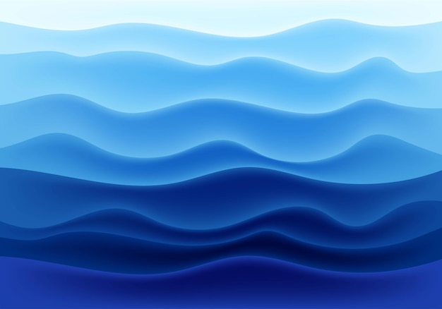 Sea blue waves world ocean day background