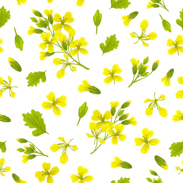 Seamless background of mustard.