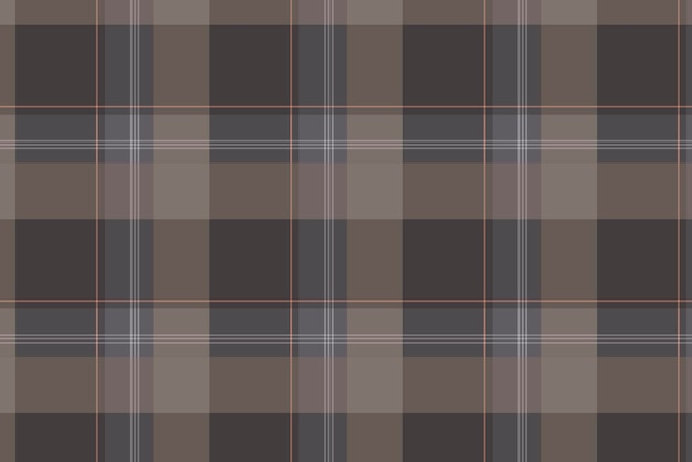 Free Vector seamless checkered background, brown tartan, traditional scottish design vector