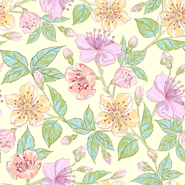 Seamless floral pattern