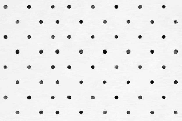 Seamless pattern of polka dot vector ink brush background