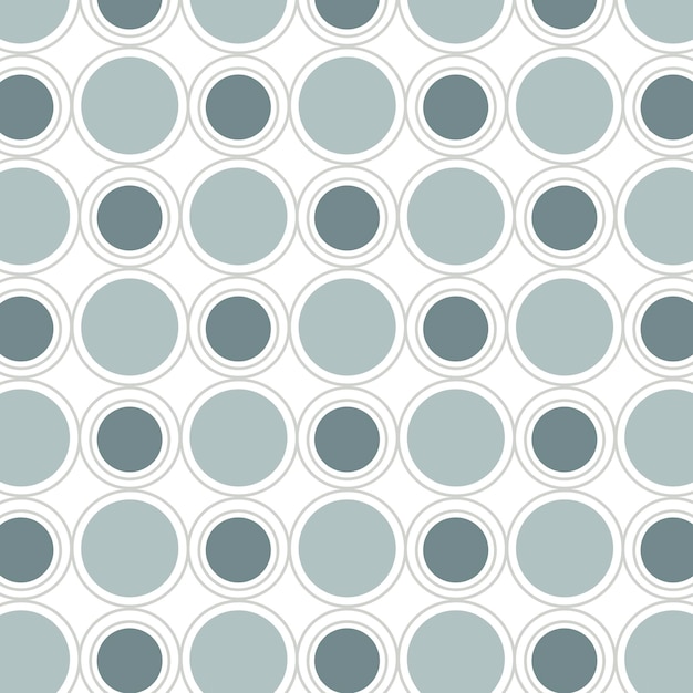 Free vector seamless round geometric pattern vector