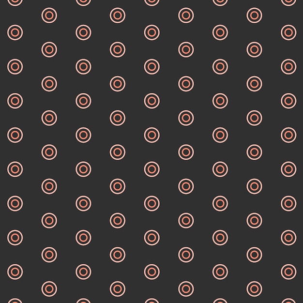 Seamless round geometric pattern