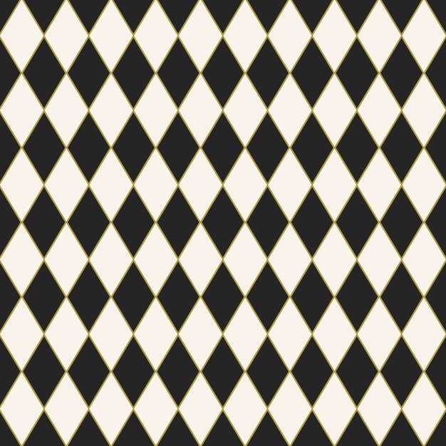 Seamless tiled background with a harlequin pattern design