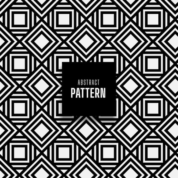 Seamless white geometric square patterned background