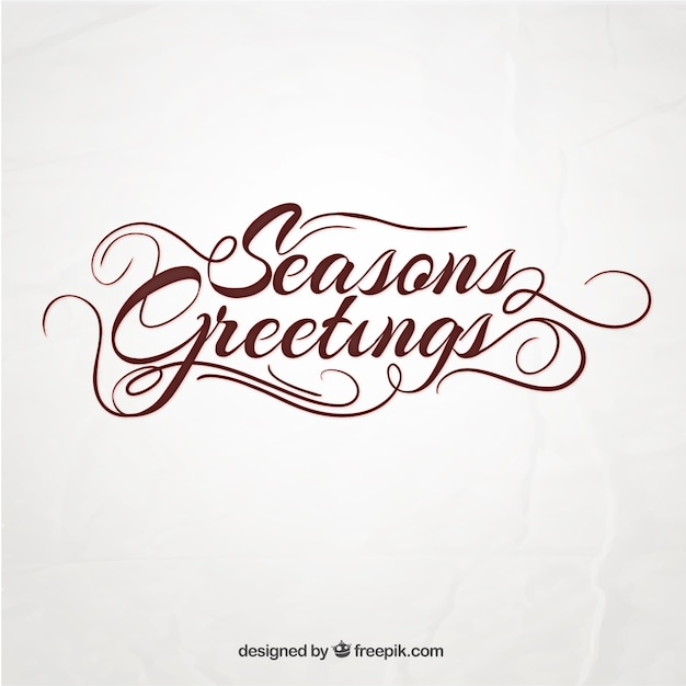 Seasons greetings