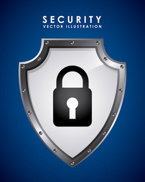 security graphic design  vector illustration